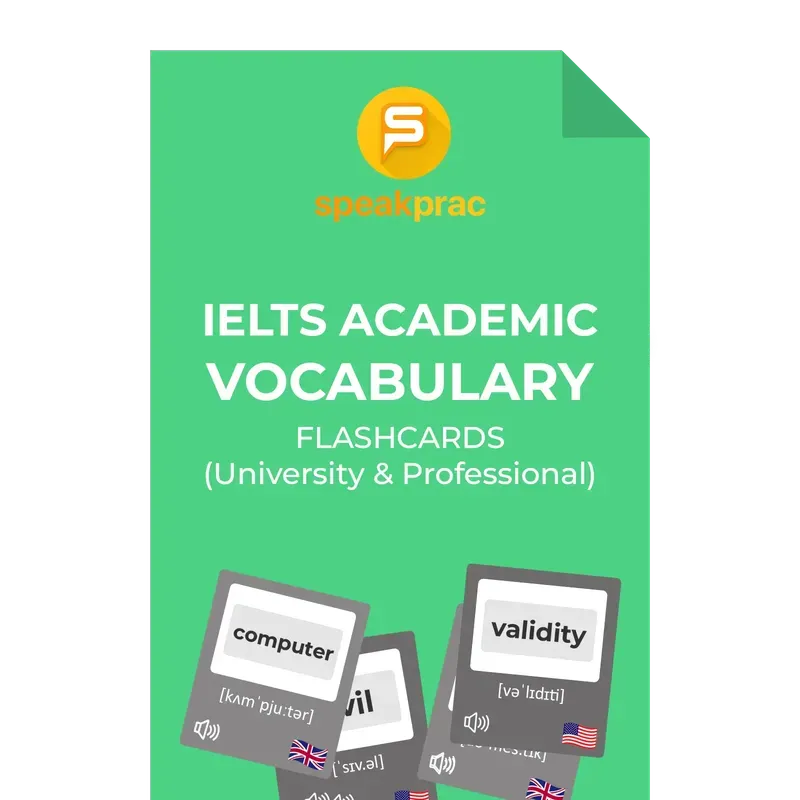 IELTS Academic Vocabulary Flashcards