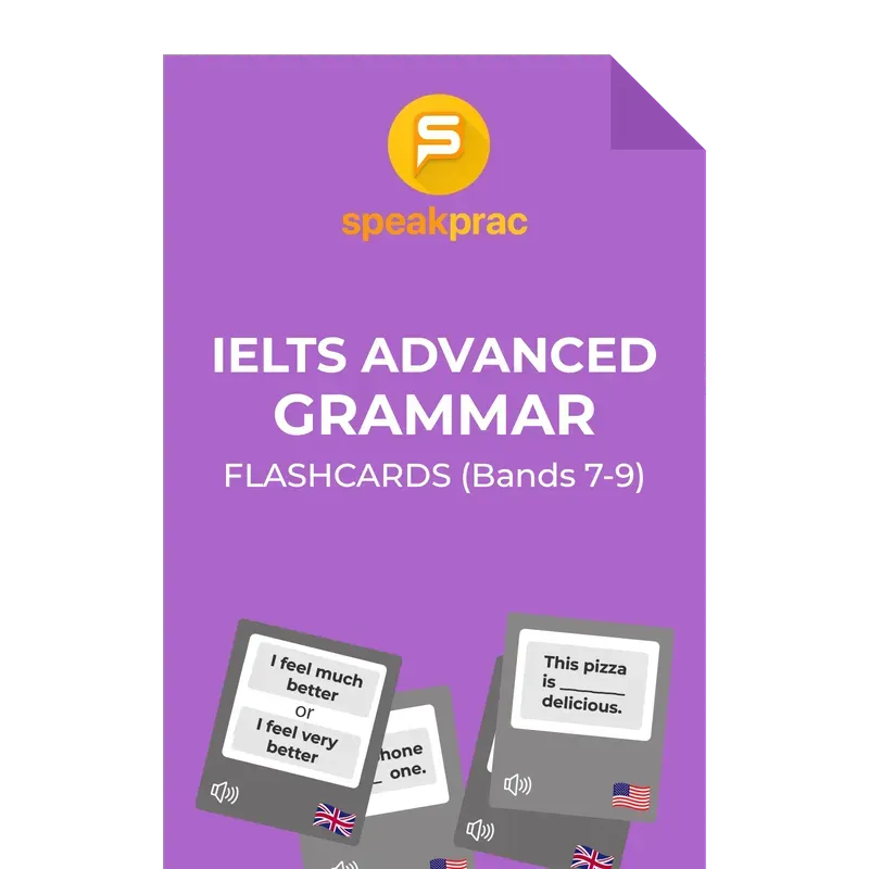 IELTS Advanced Grammar Flashcards