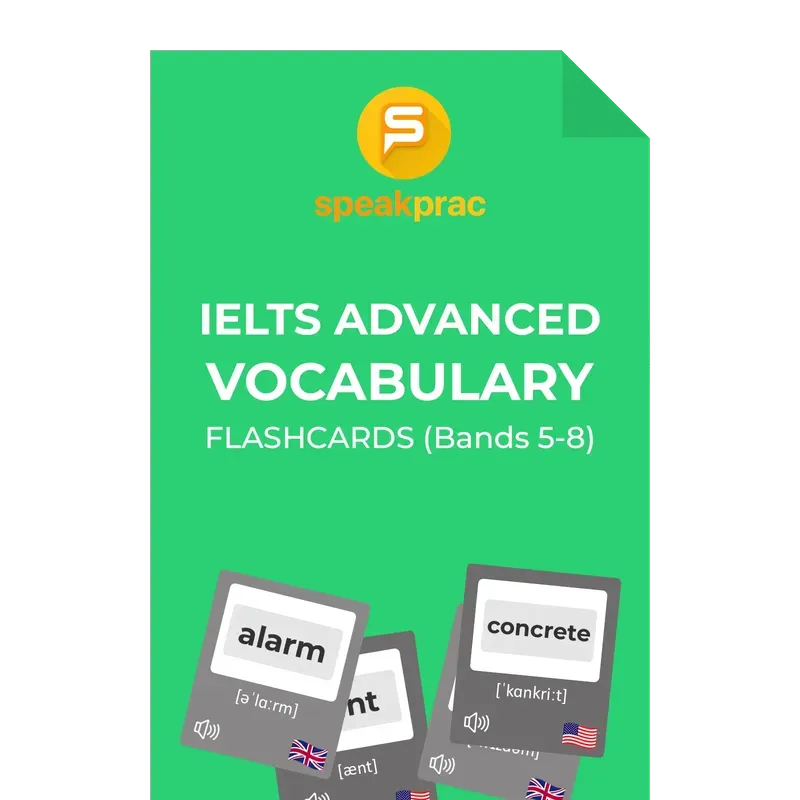 IELTS Advanced Vocabulary Flashcards