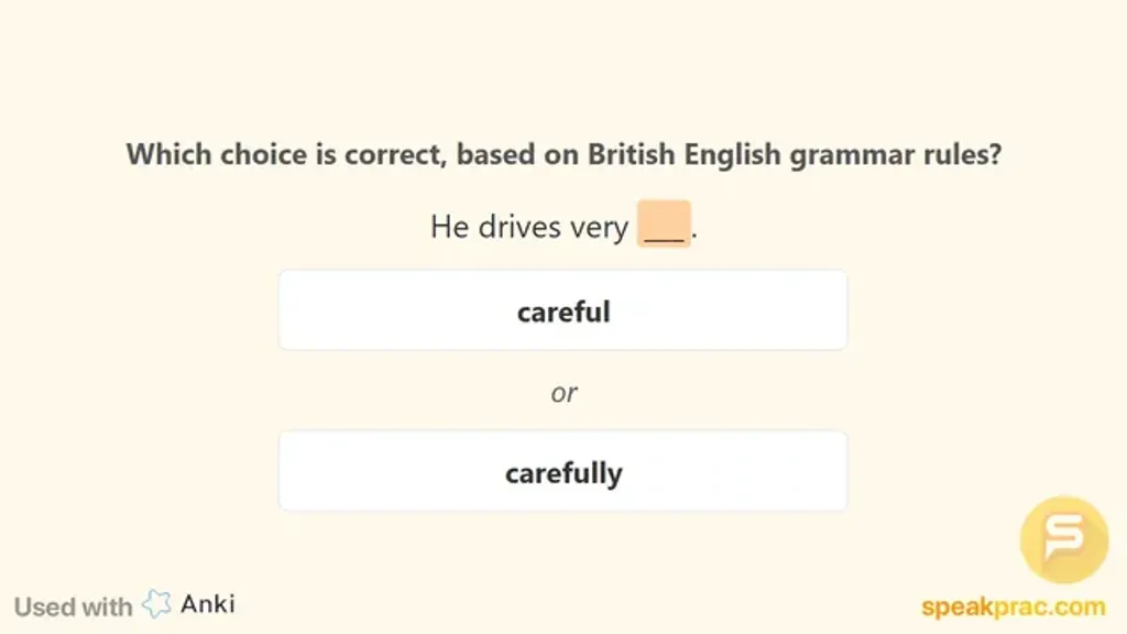 IELTS Grammar Flashcards Action Shot